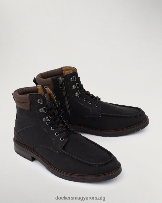 Dockers férfiak sutton moc orr csizma P840P1049 cipő fekete