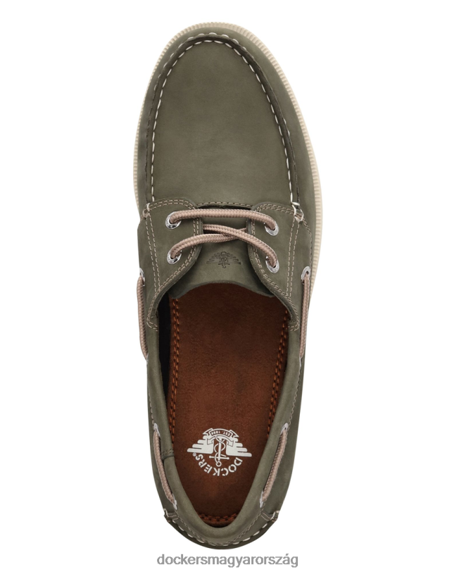 Dockers férfiak vargas csónakcipő P840P1016 cipő Oliva zöld