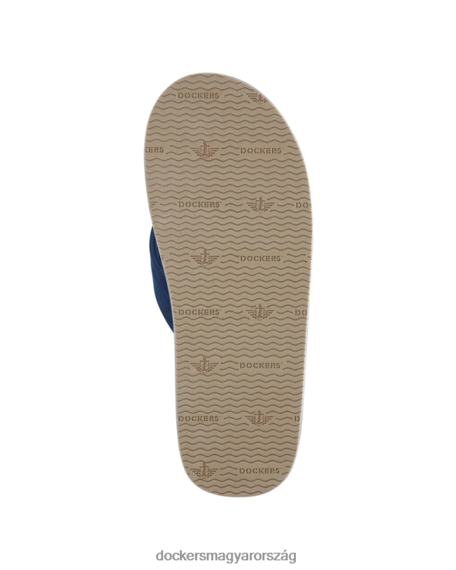 Dockers férfiak nyomtatott csíkos papucs P840P1076 cipő sötétkék