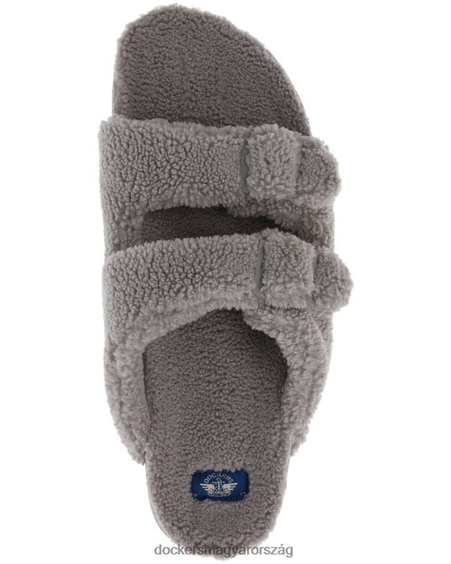 Dockers férfiak 2 csatos sherpa papucs P840P1005 cipő szürke