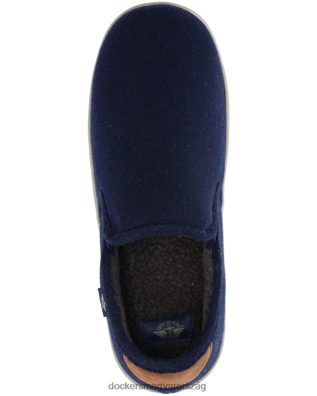 Dockers férfiak gyapjú felhúzható papucs P840P1087 cipő sötétkék