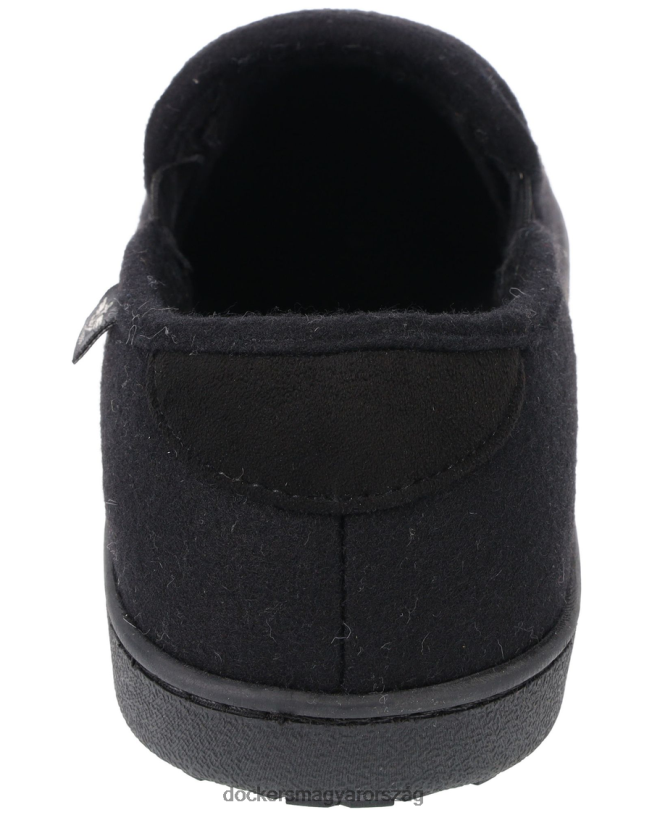 Dockers férfiak gyapjú felhúzható papucs P840P1088 cipő fekete