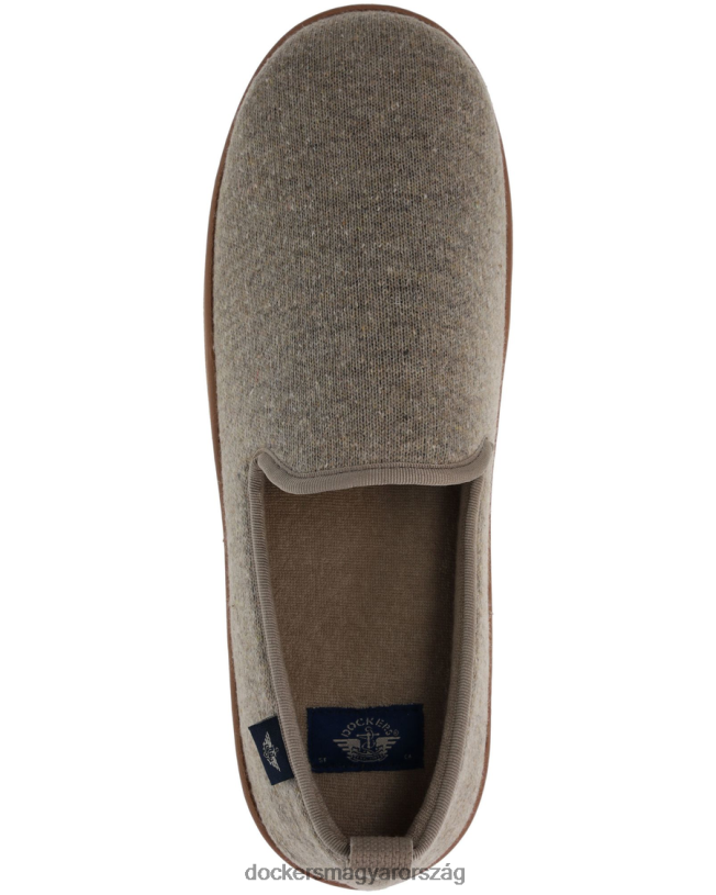 Dockers férfiak kötött felbújós papucs P840P1019 cipő taupe - barna