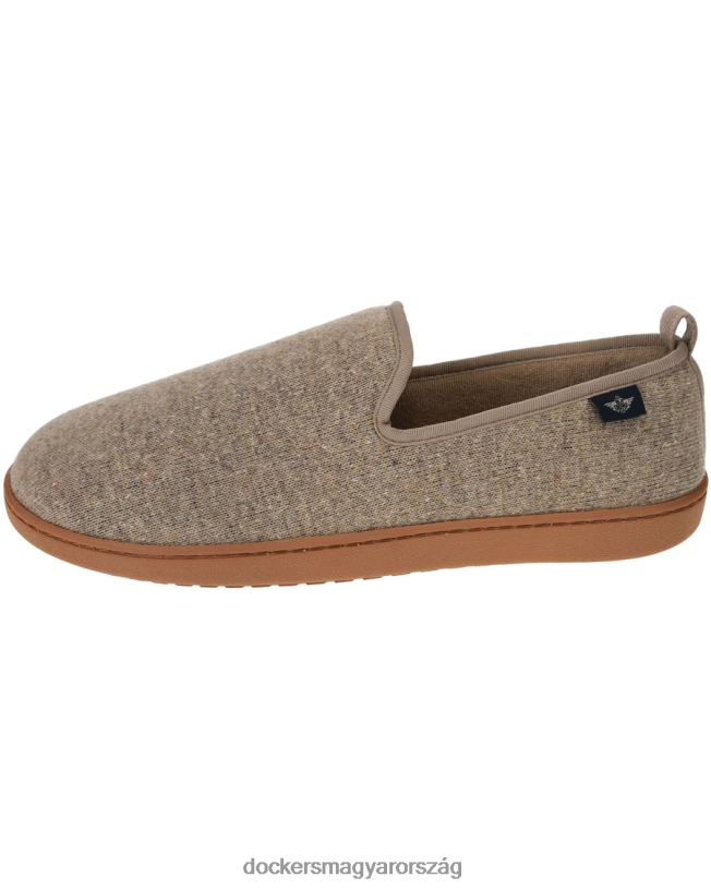 Dockers férfiak kötött felbújós papucs P840P1019 cipő taupe - barna