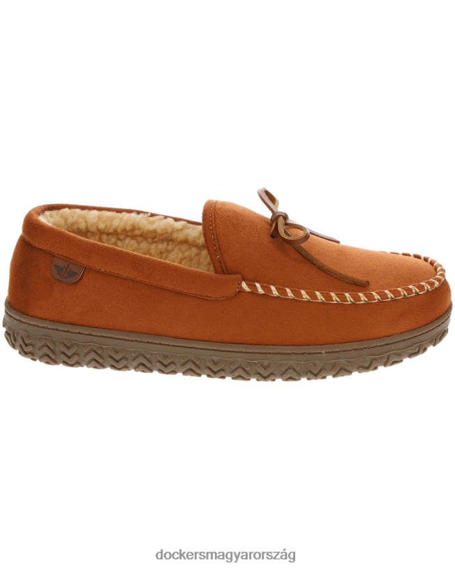 Dockers férfiak masszív mikrovelúr csónakos mokaszin papucs P840P1064 cipő gesztenyebarna