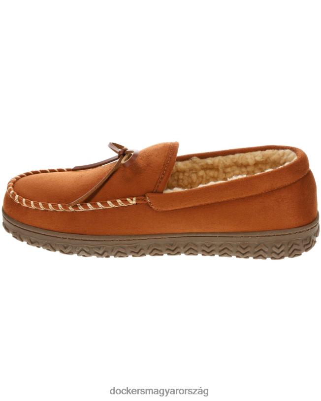 Dockers férfiak masszív mikrovelúr csónakos mokaszin papucs P840P1064 cipő gesztenyebarna