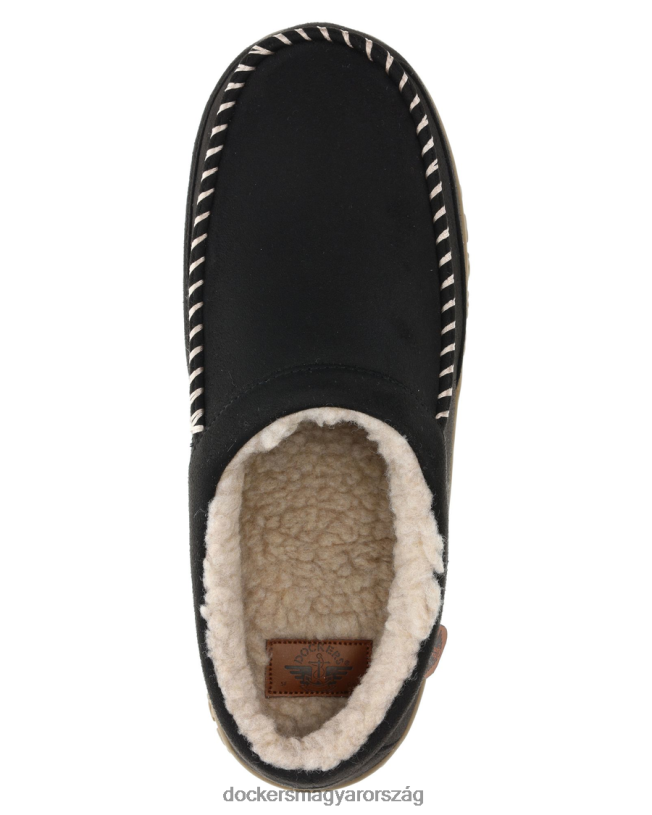Dockers férfiak mikrobőr klumpapapucs P840P1067 cipő fekete