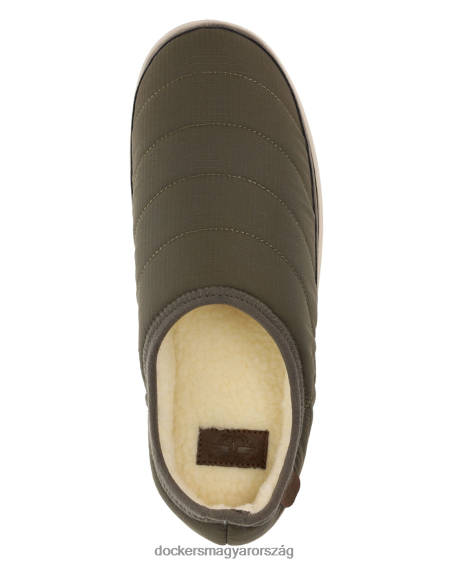 Dockers férfiak ultralite steppelt klumpapapucs P840P1084 cipő Oliva zöld