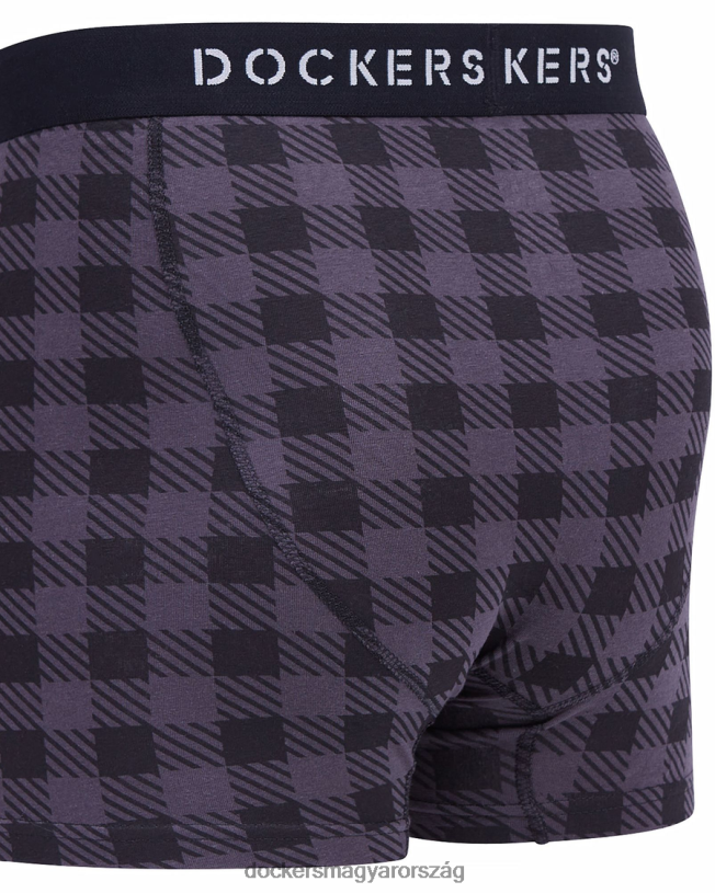 Dockers férfiak pamut sztreccs boxeralsó, 4 csomag P840P930 kiegészítők fekete