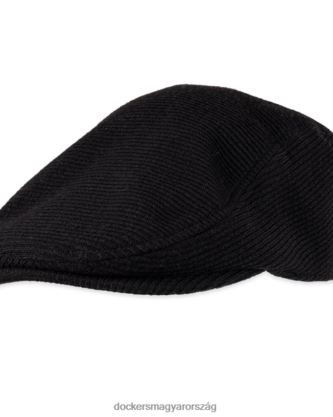 Dockers férfiak bordázott kötött lapos felső borostyán P840P951 kiegészítők fekete