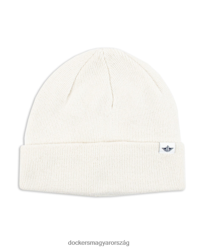 Dockers férfiak dupla kötött újrahasznosított halász sapka P840P992 kiegészítők krém
