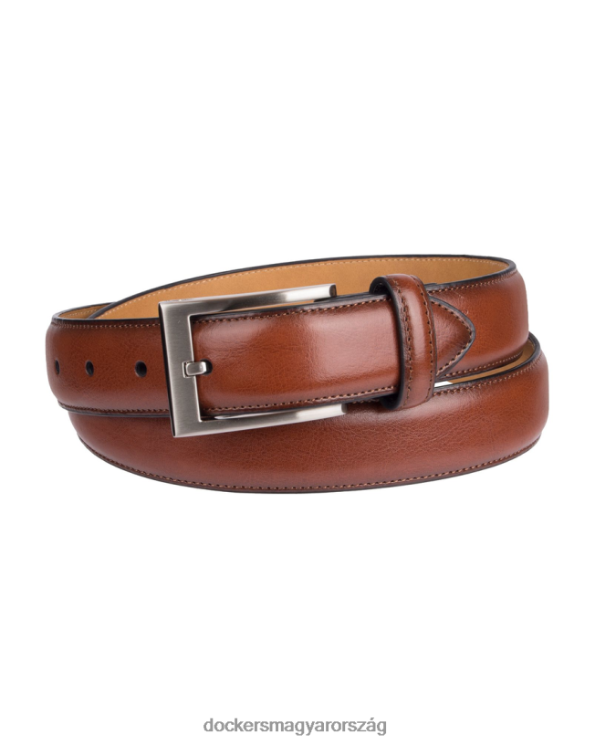 Dockers férfiak bőr ruha öv P840P959 kiegészítők barna