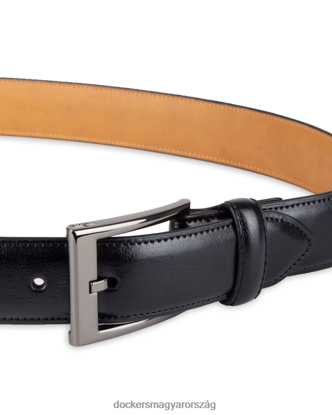 Dockers férfiak bőr ruha öv P840P960 kiegészítők fekete