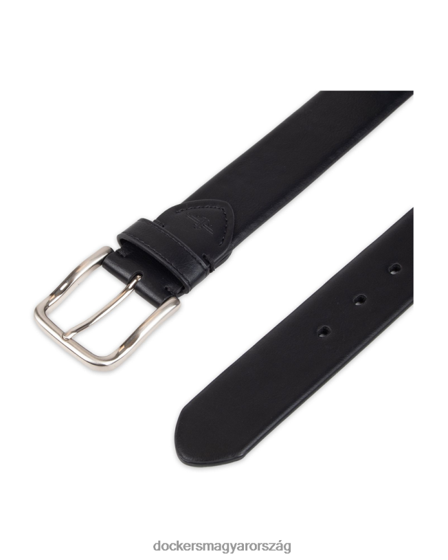 Dockers férfiak feszített füles öv P840P916 kiegészítők fekete
