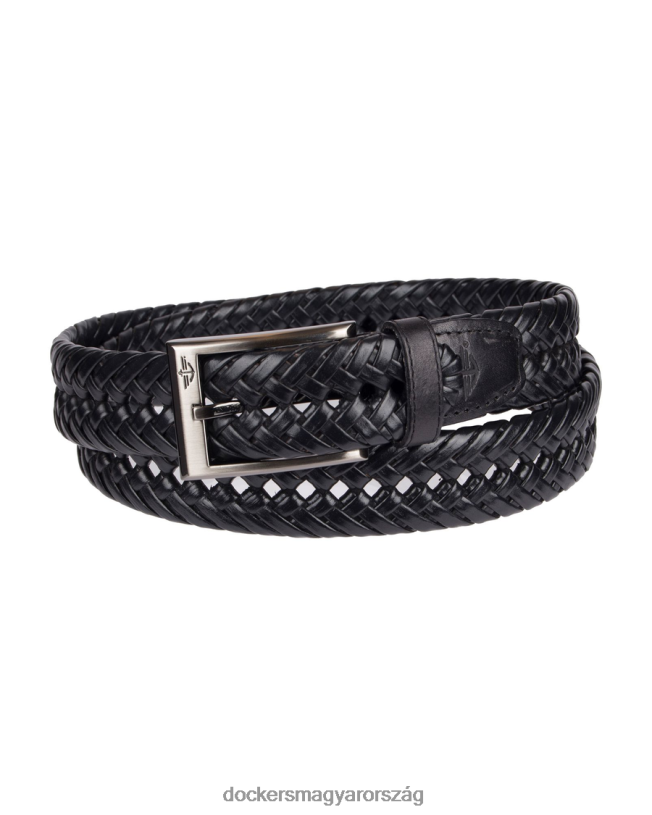 Dockers férfiak fonott öv P840P975 kiegészítők fekete