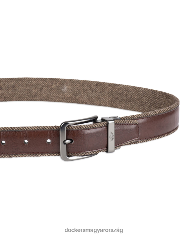 Dockers férfiak megfordítható szövet öv, 35 mm P840P981 kiegészítők barna