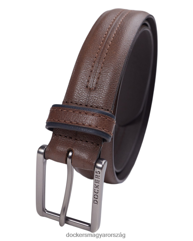 Dockers férfiak tollszél heveder öv P840P919 kiegészítők barna