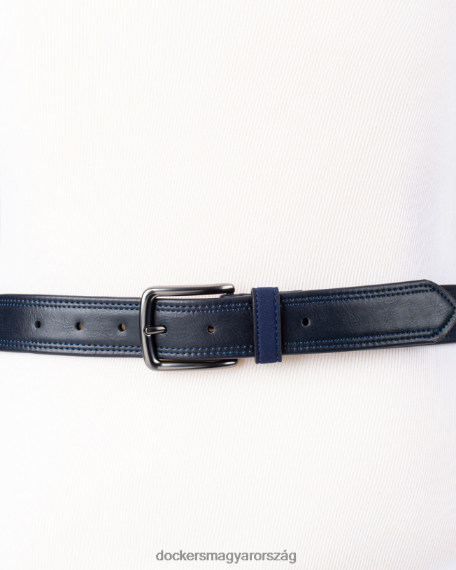 Dockers férfiak vágott kerek sztreccs öv P840P999 kiegészítők sötétkék