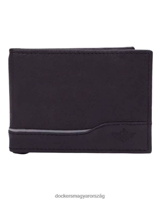Dockers férfiak Staley pénztárca fricska sávval P840P929 kiegészítők fekete