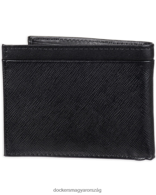 Dockers férfiak karcsúsítható pénztárca elválasztóval P840P946 kiegészítők fekete