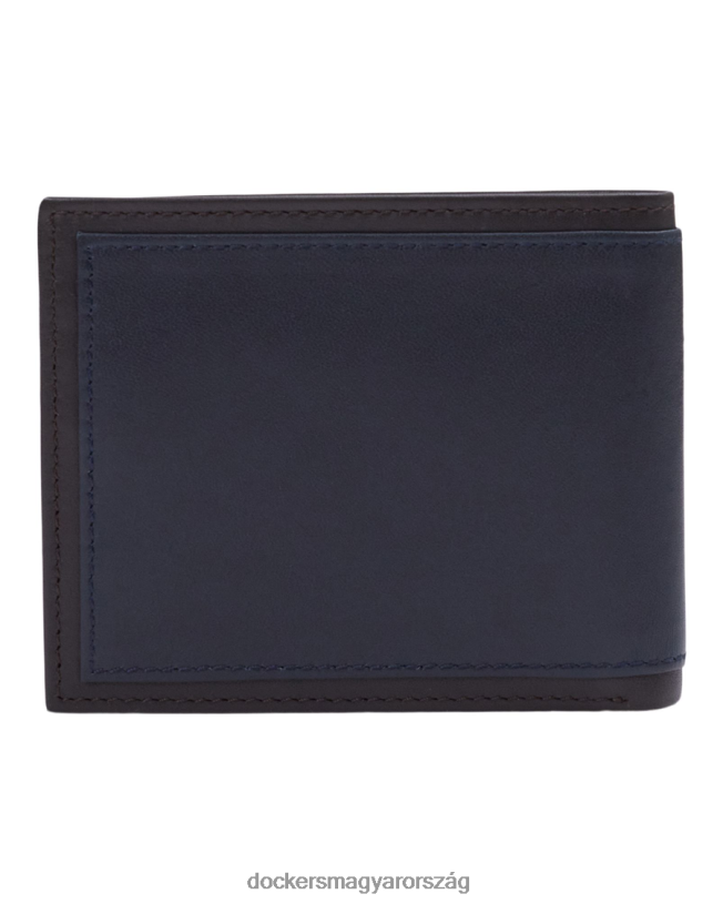 Dockers férfiak karcsúsítható pénztárca kivehető kártyatokkal P840P947 kiegészítők barna/tengerszín