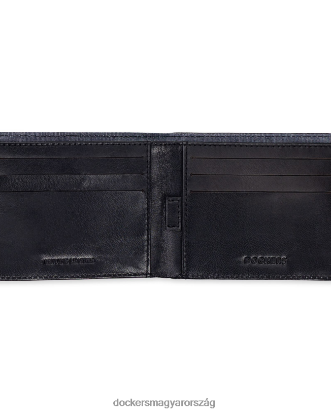 Dockers férfiak karcsúsított pénztárca P840P955 kiegészítők fekete
