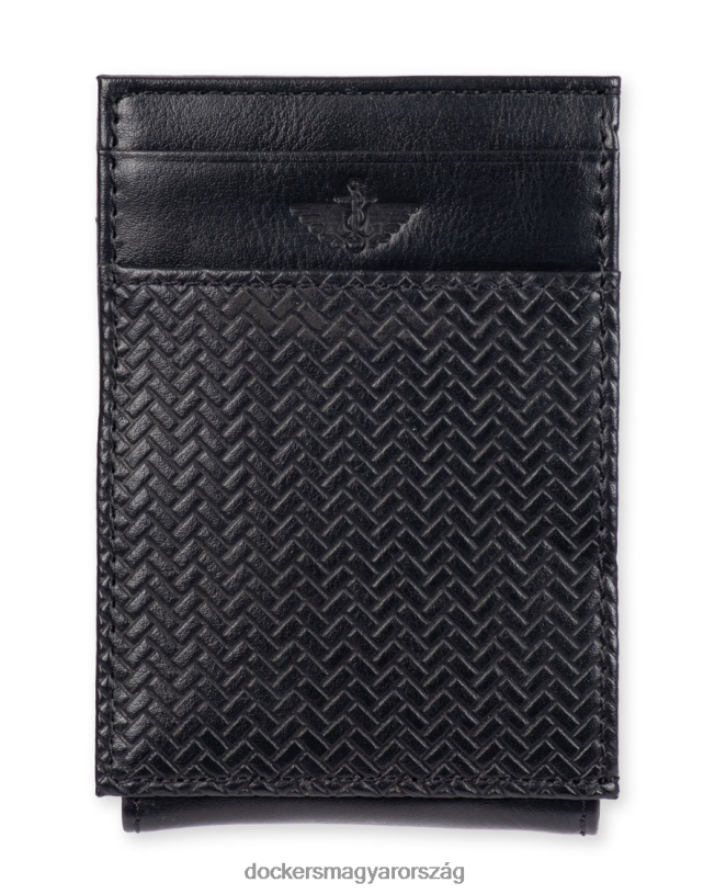 Dockers férfiak széles mágneses fpw pénztárca P840P945 kiegészítők fekete
