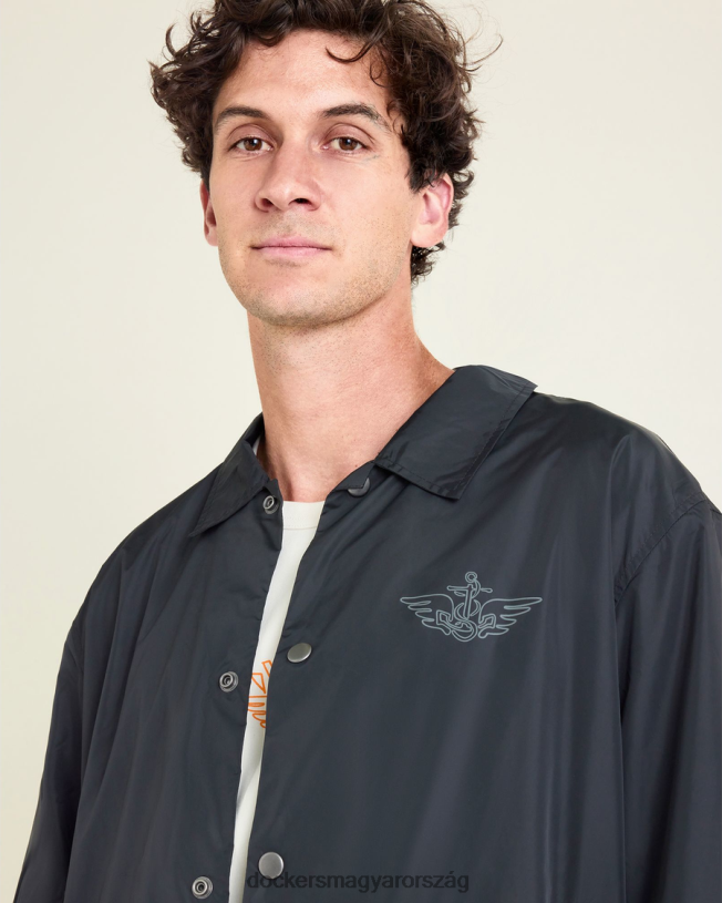 Dockers férfiak dandois edző kabát P840P311 ruházat gyönyörű fekete