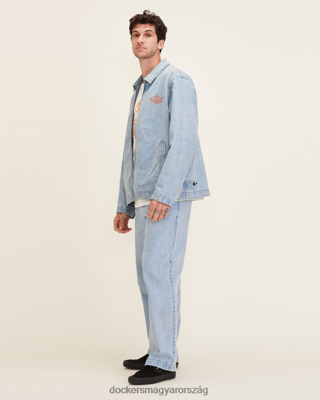 Dockers férfiak dandois fedélzeti kabát P840P302 ruházat marin mosó farmer - kék