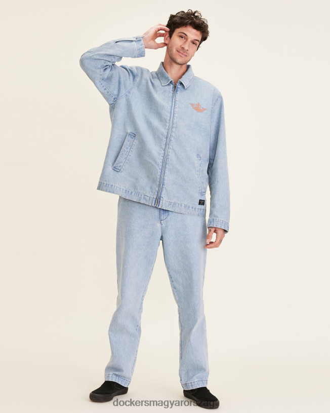 Dockers férfiak dandois fedélzeti kabát P840P302 ruházat marin mosó farmer - kék
