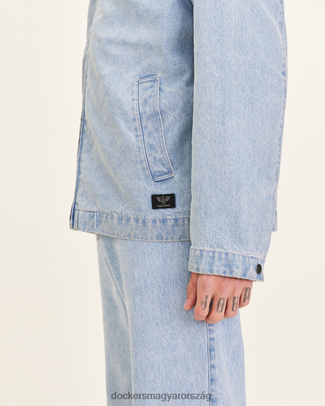 Dockers férfiak dandois fedélzeti kabát P840P302 ruházat marin mosó farmer - kék
