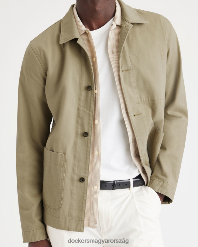 Dockers férfiak házikabát, szabályos szabású P840P285 ruházat betakarítás arany - cser
