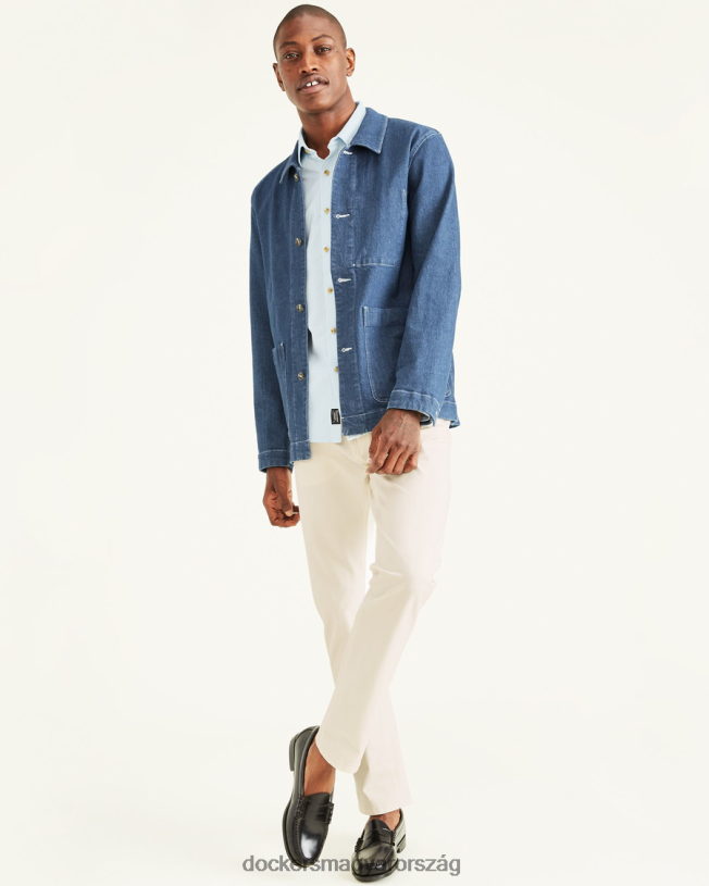 Dockers férfiak házikabát, szabályos szabású P840P786 ruházat világos mosás - kék