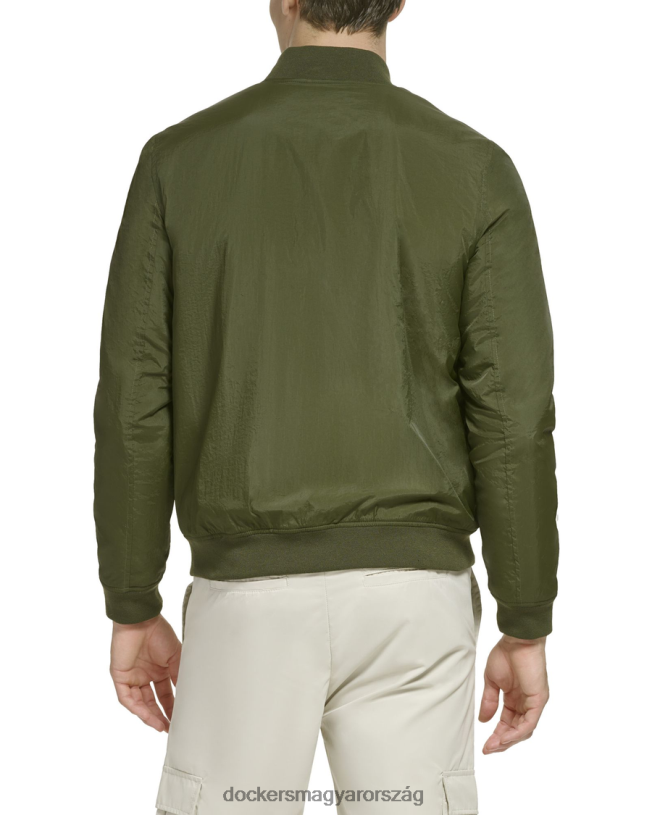 Dockers férfiak újrahasznosított száraz tapintású nylon bombázó P840P609 ruházat Oliva zöld