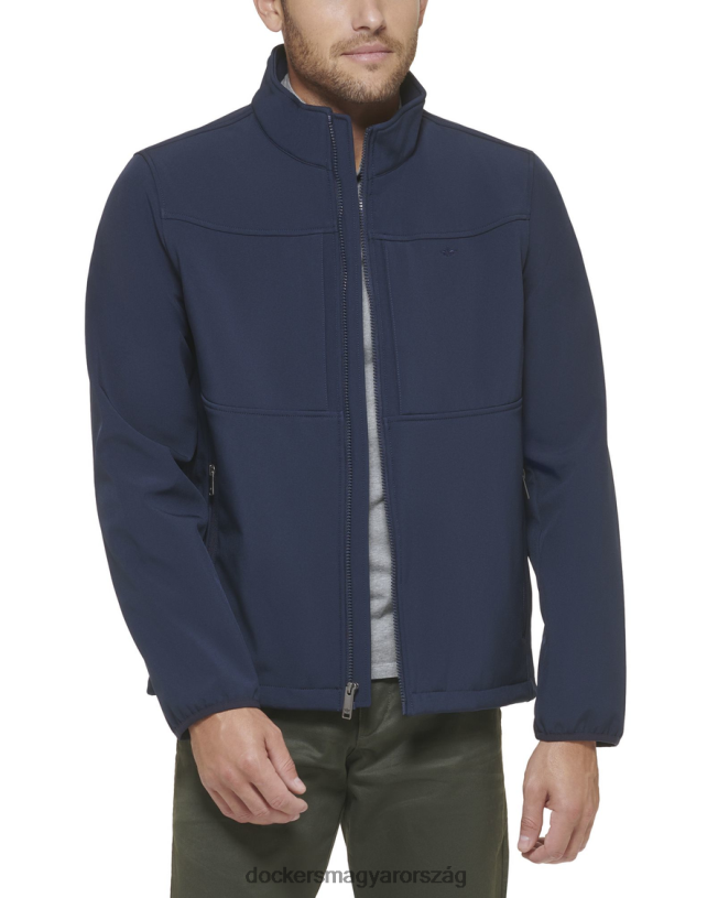 Dockers férfiak mellkas softshell kabát P840P644 ruházat éjkék