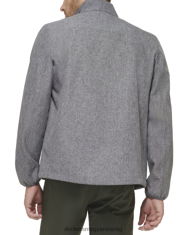 Dockers férfiak mellkas softshell kabát P840P646 ruházat hanga szürke