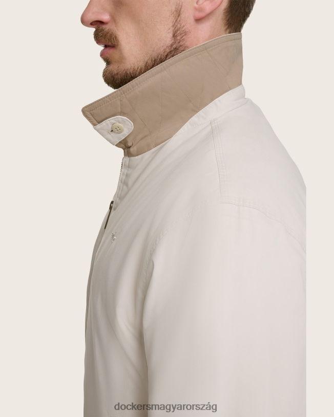 Dockers férfiak microtwill laza bomber kabát P840P323 ruházat khaki