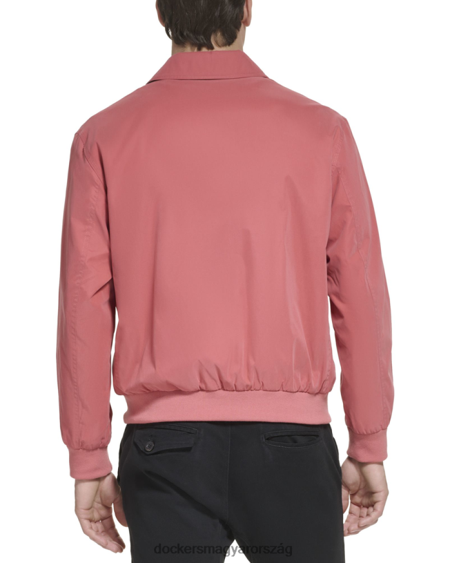Dockers férfiak microtwill laza bomber kabát P840P325 ruházat nantucket piros
