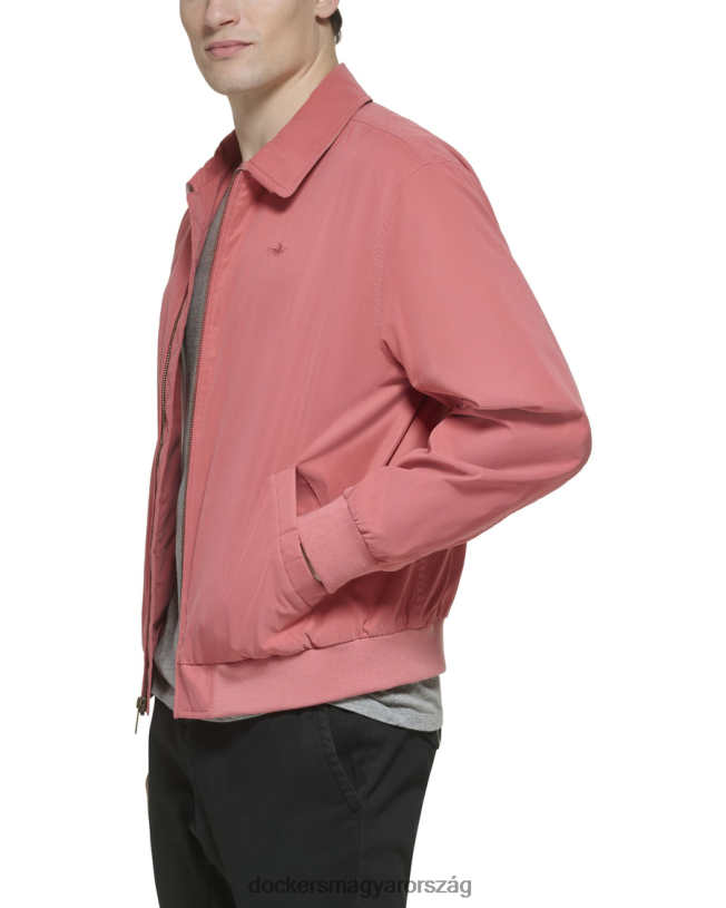 Dockers férfiak microtwill laza bomber kabát P840P325 ruházat nantucket piros
