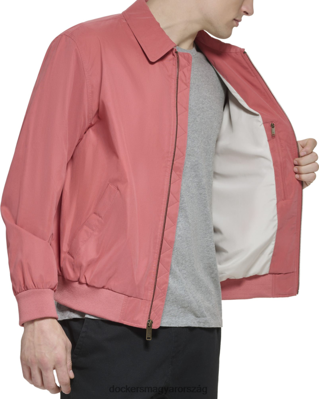 Dockers férfiak microtwill laza bomber kabát P840P325 ruházat nantucket piros