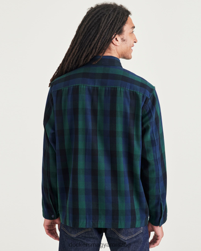 Dockers férfiak póló, normál szabású P840P215 ruházat sötétkék blézer - kék