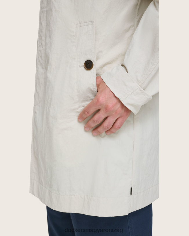 Dockers férfiak vitorlaszövet árokkabát P840P408 ruházat khaki