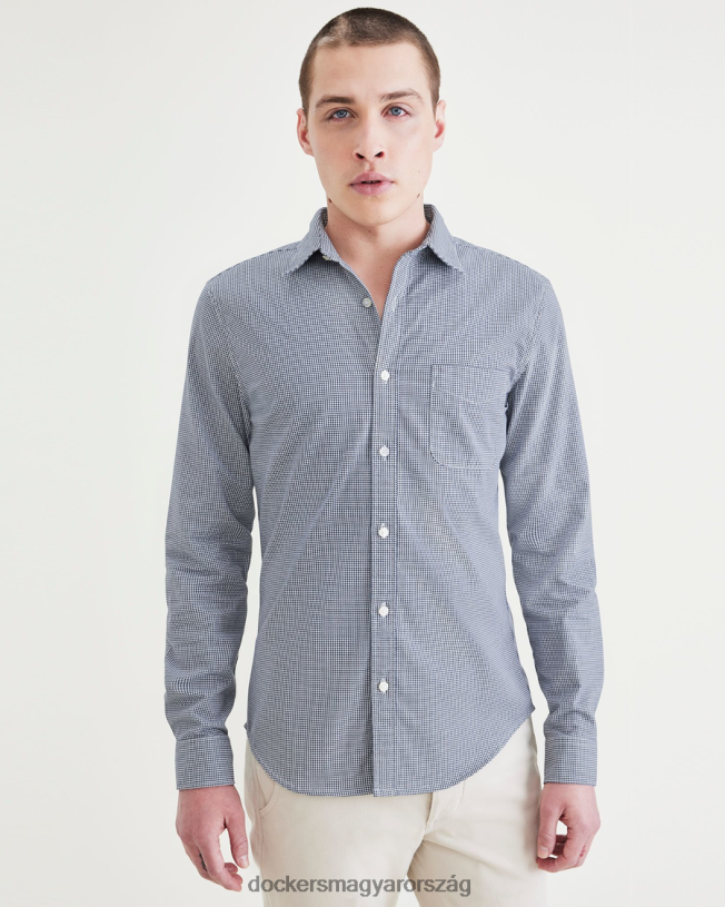 Dockers férfiak eredeti gombos ing, vékony szabású P840P589 ruházat manchester navy blézer - kék
