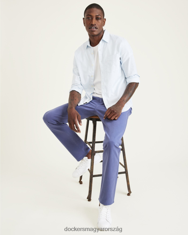 Dockers férfiak eredeti gombos, karcsú szabású P840P200 ruházat la joya kék harang - kék