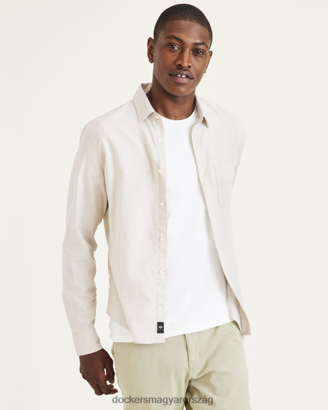 Dockers férfiak eredeti gombos, karcsú szabású P840P204 ruházat la joya harvest gold - tan