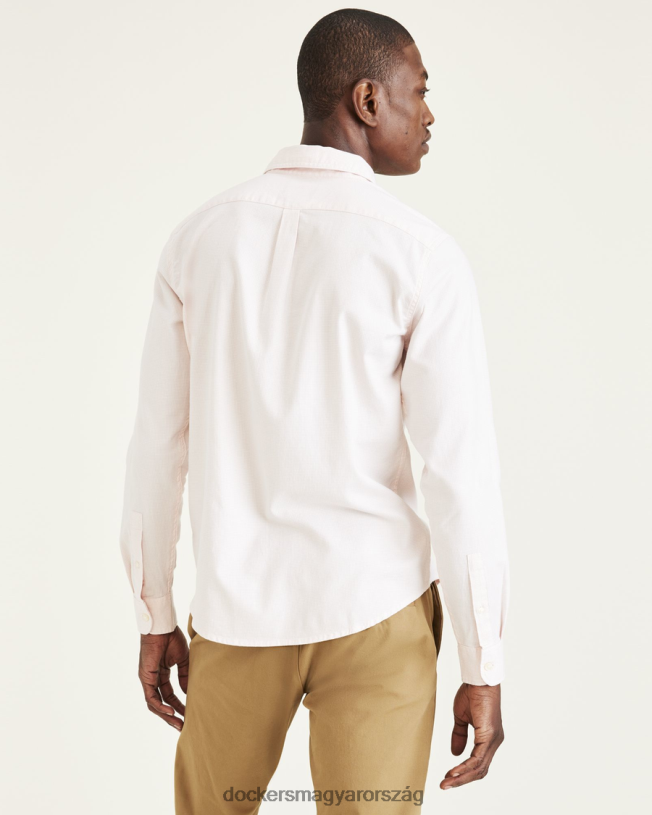 Dockers férfiak eredeti gombos, karcsú szabású P840P588 ruházat rózsakvarc - rózsaszín