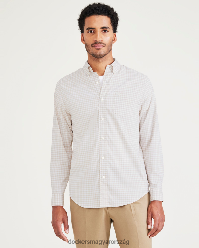 Dockers férfiak jellegzetes komfort flex ing, klasszikus fazon P840P579 ruházat szaharai khaki