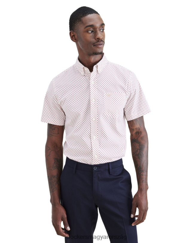 Dockers férfiak jellegzetes komfort flex ing, klasszikus fazon P840P692 ruházat cseresznyebomba - piros
