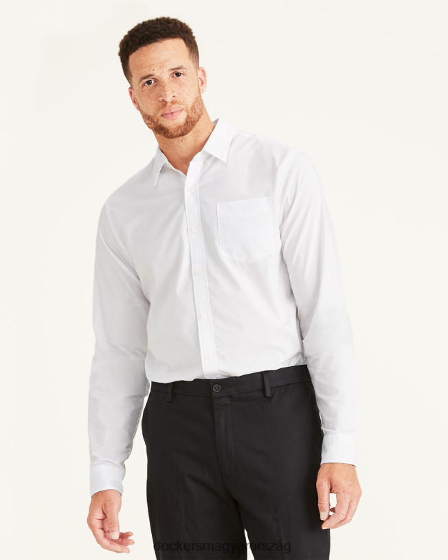Dockers férfiak jellegzetes komfort flex ing, klasszikus fazon (nagy és magas) P840P456 ruházat papír fehér