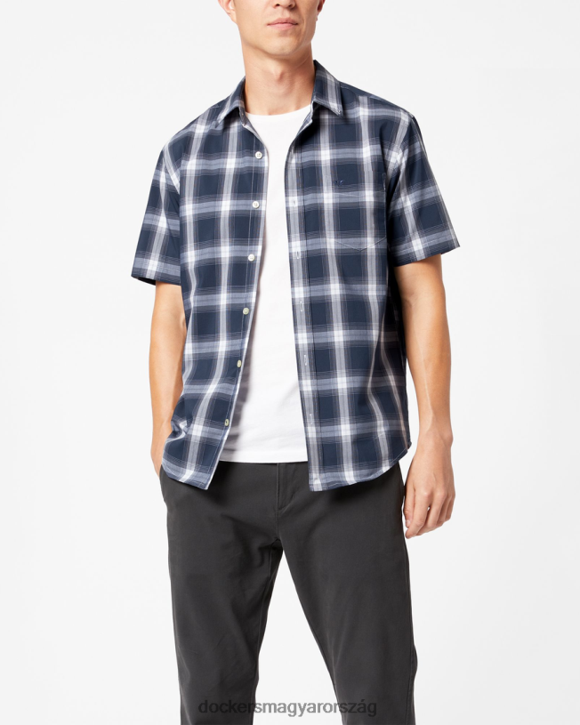Dockers férfiak jellegzetes komfort flex ing, klasszikus fazon (nagy és magas) P840P477 ruházat sötétkék kőris - kék